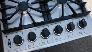 Viking Cooktop VGSU1616BSS  Working Demonstration [upl. by Case638]