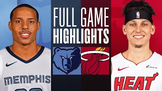 GRIZZLIES at HEAT  NBA PRESEASON FULL GAME HIGHLIGHTS  October 15 2023 [upl. by Eelrac]