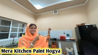 Mera Kitchen Paint Hogya 🎨 Mashallah Dekhe [upl. by Coniah]