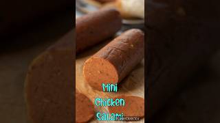 Homemade Mini Chicken Salami asiancuisinebyfarzana youtubeshort salami chickens [upl. by Ainotal]