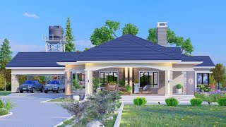 Lovely 3 Bedroom House Design  House plan  With Floor Plan [upl. by Tihor533]