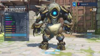 Overwatch Reinhardt Season 2 skins on the PTR [upl. by Euqirdor]