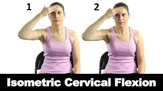 Isometric Cervical Flexion for Neck Strengthening  Ask Doctor Jo [upl. by Adhern]