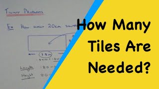 How Many Tiles Fit The Wall Space Functional Maths Problems [upl. by Neyuh515]