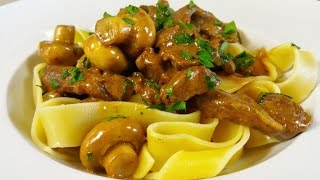 How To Make Beef Stroganoff TheScottReaProject [upl. by Lleynad]