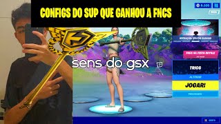 SENSIBILIDADE E CONFIG DO GSXFPS GANHADOR DA FNCS👑 [upl. by Cammy491]