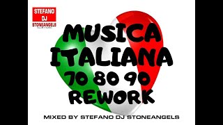 MUSICA ITALIANA ANNI 70 80 90 MIXED BY STEFANO DJ STONEANGELS musicaitaliana remix rework [upl. by Ithnan]