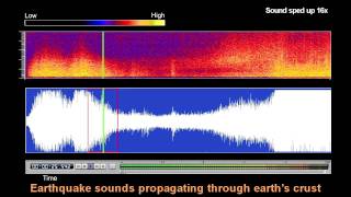 Underwater Microphone Captures Honshu Japan Earthquake [upl. by Giule]