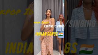 K pop Idols DancingSinging Indian Songs 🇮🇳 kpopedit [upl. by Jemimah426]