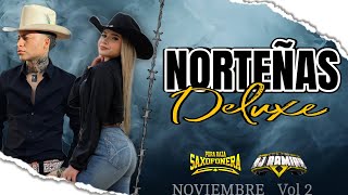 Norteñas Mix Deluxe Noviembre Vol 2  PuraRazaSaxofonera DjRamiroElDjDeLaRaza 2023 [upl. by Alvan128]