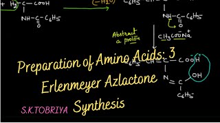 Erlenmeyer Azlactone Synthesis for amino acid [upl. by Ibrad555]