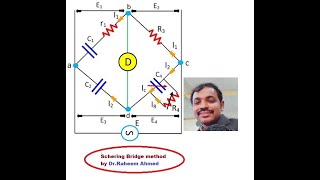 Schering Bridge  Capacitance bridge method  DrRaheem Ahmed  Engineering Physics  Applied Phys [upl. by Yadnil]