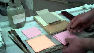 Gilding Lesson4 leafing Video2 tools [upl. by Noval]