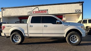 2013 Ford F150 Platinum Lifted to be able to Fit 35s  Fuel Hype Wheels  FOX Suspension  Clean [upl. by Mercer]