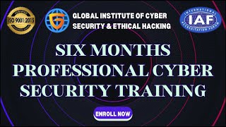 Six Months Professional Cyber Security Training gicseh cybersecurity education cyber [upl. by Nipha822]