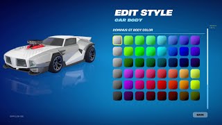 My Rocket League Car DOMINUS GT got imported to Fortnite [upl. by Nylra]