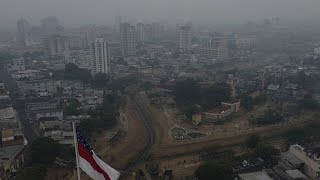 Fogos na Amazónia tornam Manaus irrespirável [upl. by Oralee149]