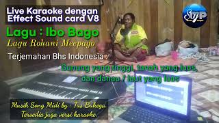 Live Karaoke Lagu Rohani Meepago  Ibo Bago bahasa Mee Paniai Dogiyai Deiyai [upl. by Inaboy]