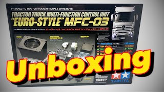 Tamiya MFC03 Unboxing amp First Look Light Sound amp Vibration For Your RC Truck Kit 56523 Part 2 [upl. by Bettzel]