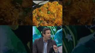 Karachi Biryani taste is better than Indian Hyderabad Biryani Say wasim bhai cricket [upl. by Etnoel748]