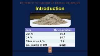 Amino acid digestibility and concentration of DE and ME in a threonine coproduct [upl. by Molini]