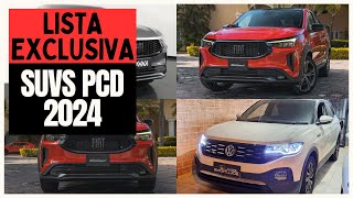 Confira a Tabela com Todos os SUVs Disponíveis para PCD em 2024 [upl. by Itsuj]