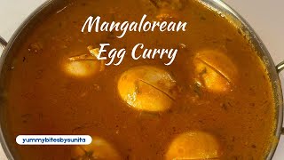 Mangalorean Egg Curry Recipe  Mangalorean Egg Masala  Egg Curry Recipe  Mutta Curry  Eggs [upl. by Ahsimak659]