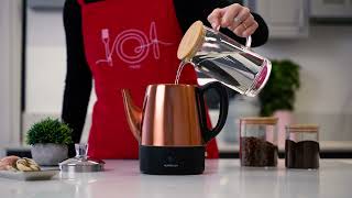 Mixpresso Electric Percolator Coffee Pot  Premium Quality 4 Cups Stainless Steel Percolator [upl. by Berardo654]