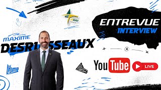 QMJHL Youtube Live  with Maxime Desruisseaux ValDOr Foreurs [upl. by Dorej959]