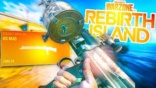 the NEW KG M40 on Rebirth 😍 Best KG M40 Class Warzone Rebirth Island [upl. by Saidel]