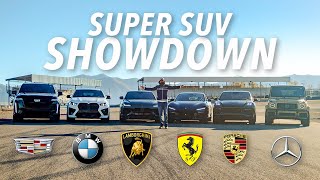 Racing The Worlds FASTEST and Most EXPENSIVE SUPER SUVS  Ultimate Crossover Showdown [upl. by Darlene149]