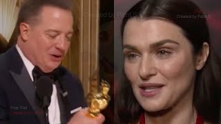 Rachel Weisz Reacts To Brendan Frasers Oscar Win [upl. by Dewey596]