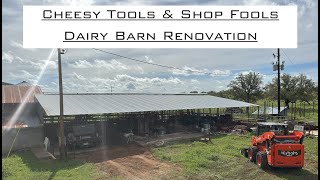 Dairy Barn to Shop Renovation Ep 1 [upl. by Akeirahs]