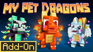 My Pet Dragons Official Trailer  Minecraft Marketplace AddOn [upl. by Nylg]