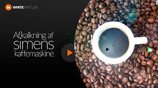 Afkalkning af Siemens kaffemaskine [upl. by Arita96]