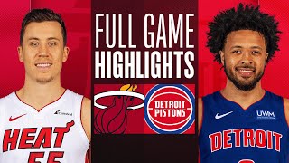 HEAT at PISTONS  FULL GAME HIGHLIGHTS  March 17 2024 [upl. by Amargo]