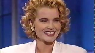 GEENA DAVIS  HILARIOUS INTERVIEW [upl. by Lait431]