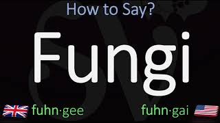 How to Pronounce Fungi CORRECTLY British Vs American Pronunciation [upl. by Cirda166]