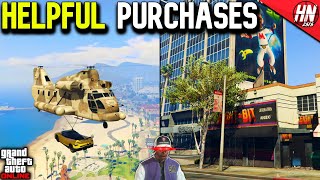 10 MOST HELPFUL Things You CAN BUY In GTA Online [upl. by Birdella]