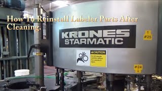 Krones Starmatic Changeover Labeler [upl. by Silenay955]