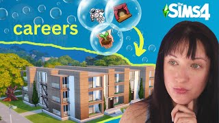 Building Apartments for EVERY CAREER in the SIMS 4  Episode 1 [upl. by Leeland]