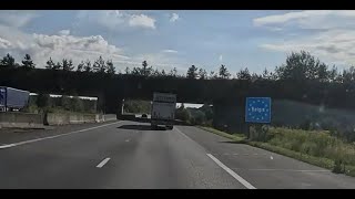 Driving trough Belgium Flanders in 4 minutes Timelapse [upl. by Ahsropal]