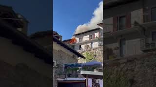 INCENDIO in unabitazione a Sarre [upl. by Nisotawulo833]