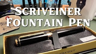 Scriveiner Fountain Pen Review [upl. by Anhavas]