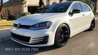 MK7 GTI IS20 vs Modified Golf R vs MK7 GTI IS38 [upl. by Harbed]