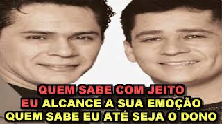 Gostoso Sentimento  Leandro amp Leonardo  Karaoke Ano 1991 [upl. by Devi]