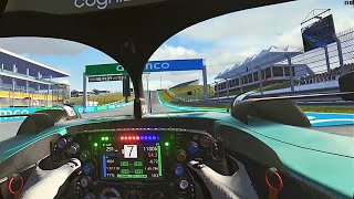 POV F1 Qualifying Simulation  COTA  AMR23 [upl. by Strauss319]