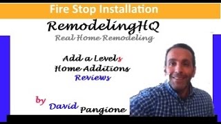 Firestop Installation Youtube  RemodelingHQ [upl. by Leonhard]