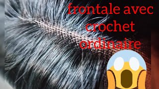 INCROYABLETissage frontal avec un crochet simple [upl. by Bobbi]