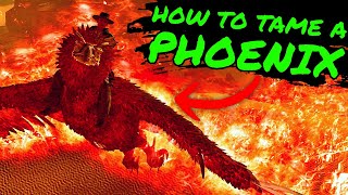 How To Tame A PHOENIX on Ark Survival Ascended SCORCHED EARTH PHOENIX LOCATION and TAMING [upl. by Oab770]